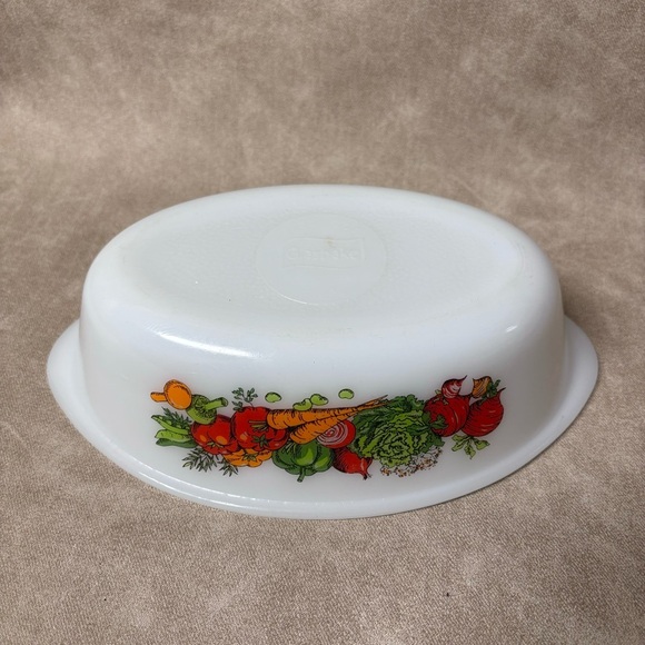 Vintage Glasbake J235 Vegetable Medley dish - Picture 3 of 5